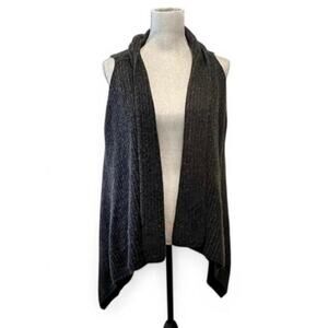 Club Monaco long knit vest cardigan Wool Cashmere xsmall normcore lagenlook